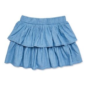 Garanimals Baby & Toddler Girl Denim Tiered Skirt, size 3T, LIKE NEW